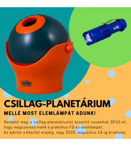 Levenhuk Csillag-Planetárium mellé most elemlámpa jár!