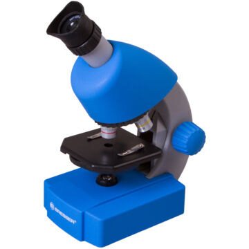 Bresser Junior 40–640x Microscope, blue 70123