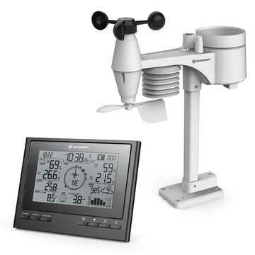 Bresser 7 az 1-ben Exclusive Line időjárás állomás ClimateScout, fekete BRE7003100CM3000 Bresser 7 az 1-ben Exclusive Line időjárás állomás ClimateScout, fekete BRE7003100CM3000