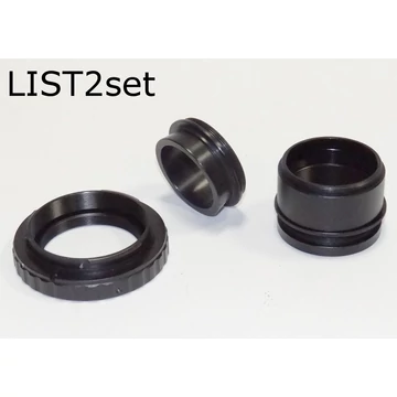 Fotoadapter szett Lacerta LIS-5/10 Fototubusról DSLR kamerára LIST2set Fotoadapter szett Lacerta LIS-5/10 Fototubusról DSLR kamerára LIST2set