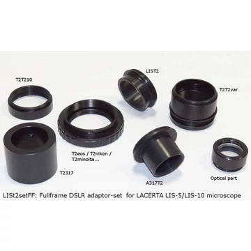 LIS-5/10 fotoadapter szett Fullframe DSLR kamerához LIST2setFF LIS-5/10 fotoadapter szett Fullframe DSLR kamerához LIST2setFF