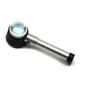 10x nagyítású kézi nagyító UV LED megvilágítással Lupe-led03-30uv 10x nagyítású kézi nagyító UV LED megvilágítással Lupe-led03-30uv