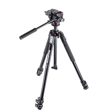 Manfrotto 190X kit alu 3 szekciós állvány + XPRO fluid fej MANMK190X32W