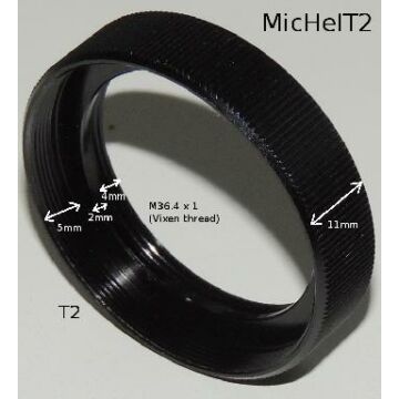 T2-M36.4 Adapter Borg és Lacerta Micro-Helical-hoz MicHelT2