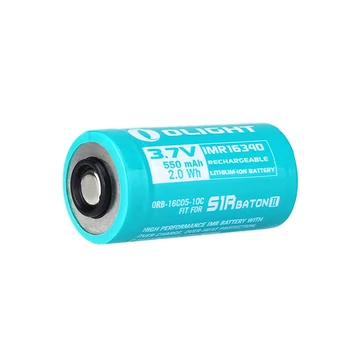 Olight RCR123 Lítium-ion akkumulátor 3,7V 550mAh Baton II és Baton 3 lámpához OLIORB16C0510C