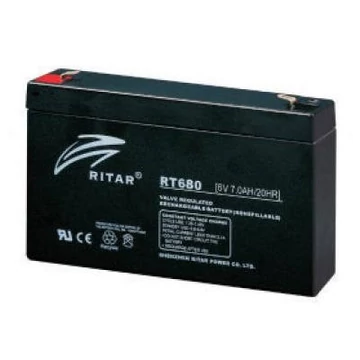 Ritar RT680 zselés akkumulátor 8,0Ah 6V RITRT680