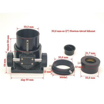 50,8mm-es fogasléces kihuzat Newtonhoz RP508n