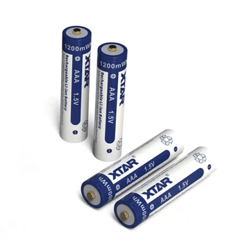XTAR 4 x AAA 1,5V 1200 mWh / 800mAh Li-ion akkumulátor XTRANAAA151200liion XTAR 4 x AAA 1,5V 1200 mWh / 800mAh Li-ion akkumulátor XTRANAAA151200liion