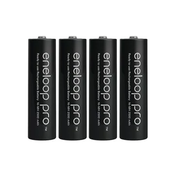 Panasonic Eneloop Pro AA akkumulátor 2450mAh - 4db kapBK3HCDE4LE Panasonic Eneloop Pro AA akkumulátor 2450mAh - 4db kapBK3HCDE4LE