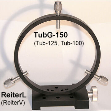 Vezetőtávcső gyűrűpár kb. 140mm tubusátmérőig tubG-150