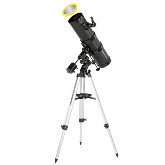 BRESSER Pollux-II 150/1400 EQ3 teleszkóp okostelefon-adapterrel és napszűrővel BRE4690900