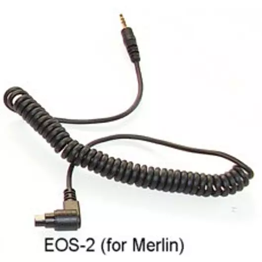 EOS-2 önkioldókábel Merlinhez (2,1mm). Használható pl. EOS-5D-hez KabelEOS-2s