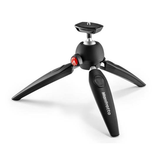 Manfrotto Pixi Evo 2 szekciós mini állvány gömbfejjel fekete MANMTPIXIEVOBK