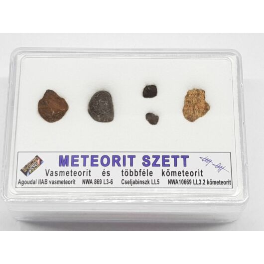 Meteorit szett gyűjtőknek MeteorSet