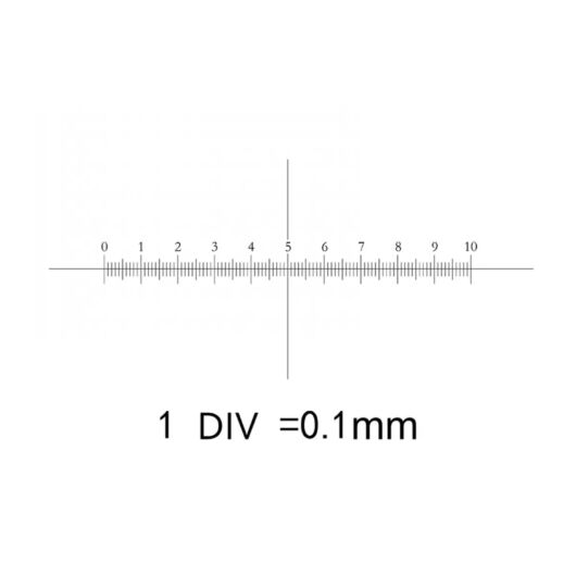 Kalibrációs tárgylemez 0,1 mm beosztással MikRet01