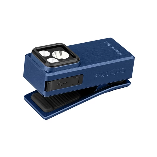 Olight Oclip Ultra csiptetős tölthető zseblámpa, tengerészkék OLIOCLIPULNB