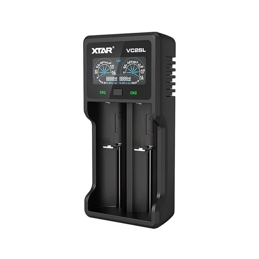 XTAR VC2SL két öblös univerzális akkumulátor töltő XTRVC2SL
