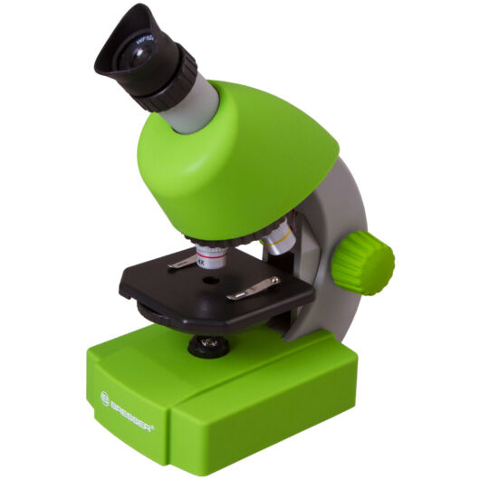 Bresser Junior 40x-640x mikroszkóp, zöld 70124