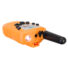 Kép 3/8 - Levenhuk LabZZ WTT10 narancssárga walkie-talkie és kétszemes távcső készlet