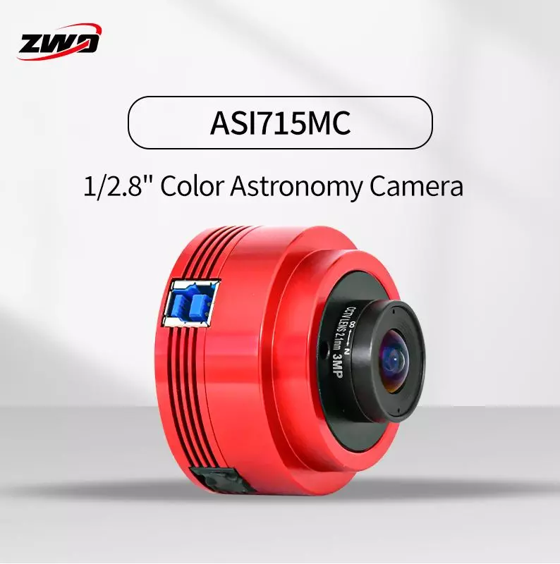 ZWO ASI715MC 8.46MP Color USB 3.0 Planetary Camera
