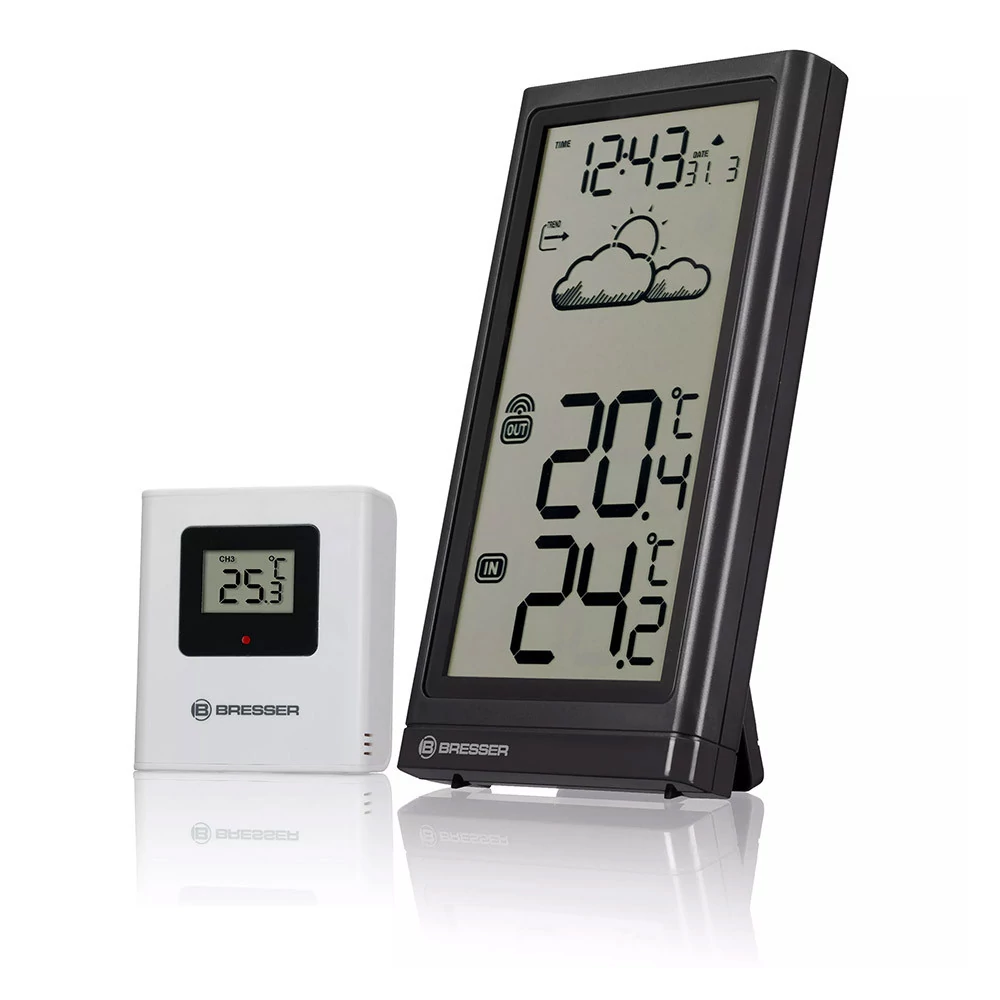 Bresser Meteo Temp időjárás állomás, fekete
