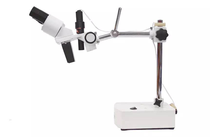 IND-2D Ipari sztereomikroszkóp 10x nagyítással