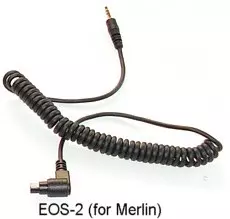 EOS-2 önkioldókábel Merlinhez (2,1mm). Használható pl. EOS-5D-hez