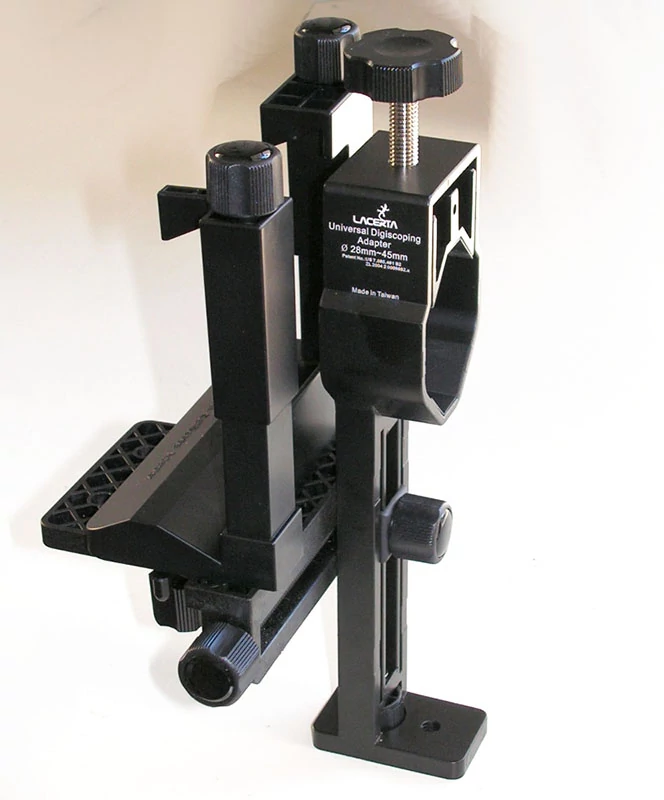 MicroStage Kameratartó adapter finomállítócsavarokkal iPhone-hoz és mobiltelefonhoz