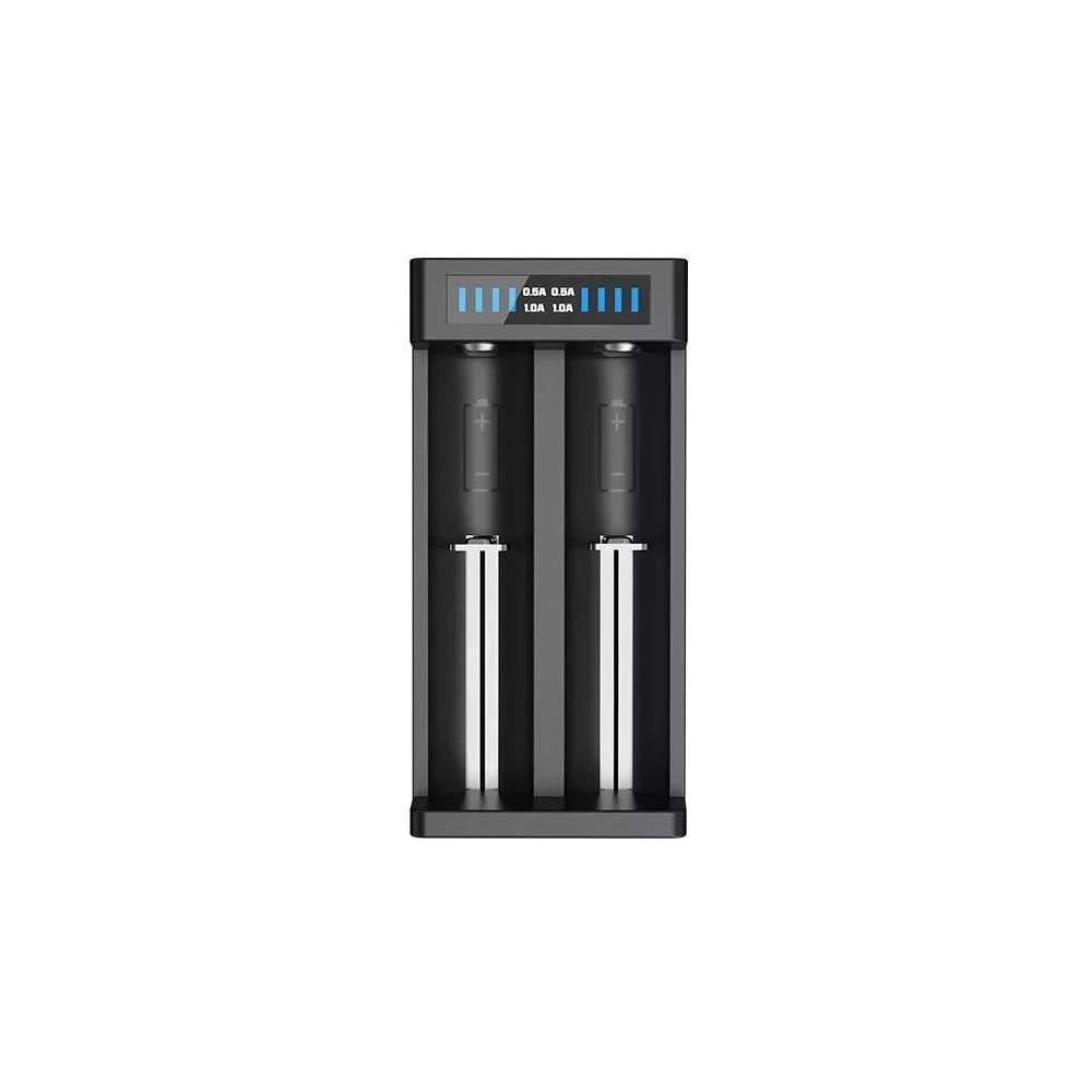 XTAR MC2 Plus két öblös akkumulátor töltő