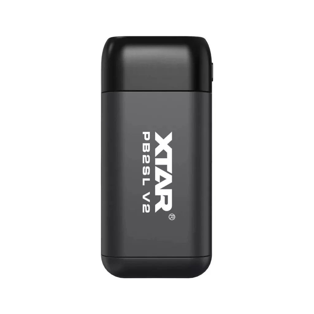 XTAR PB2SL V2 akkumulátor töltő, fekete