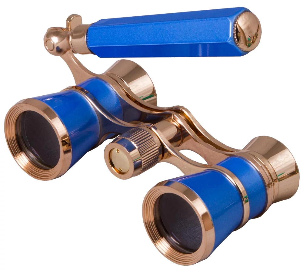 Levenhuk Broadway 325L Blue Wave Lorgnette Opera Glasses